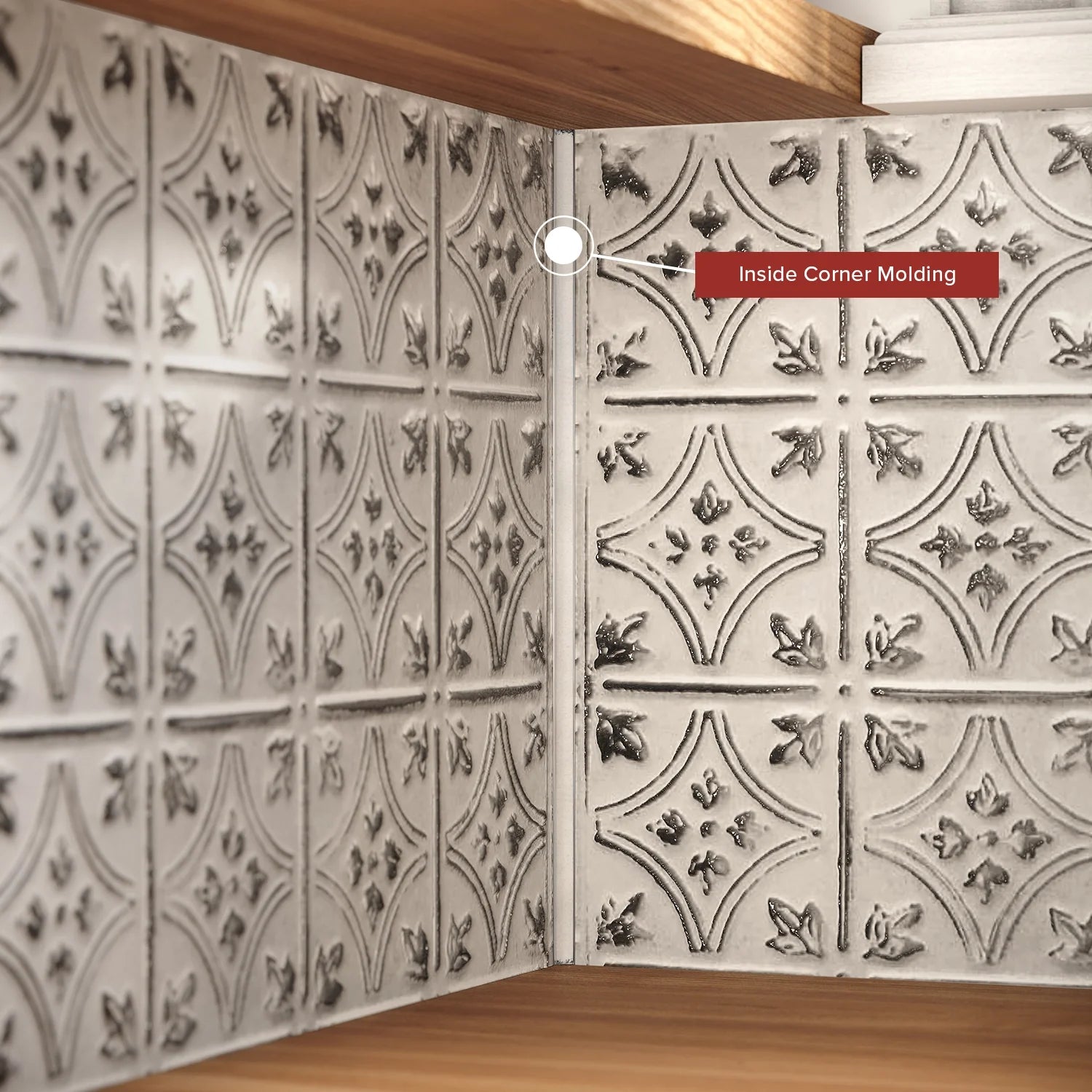 Backsplash Inside Corner Trim Molding