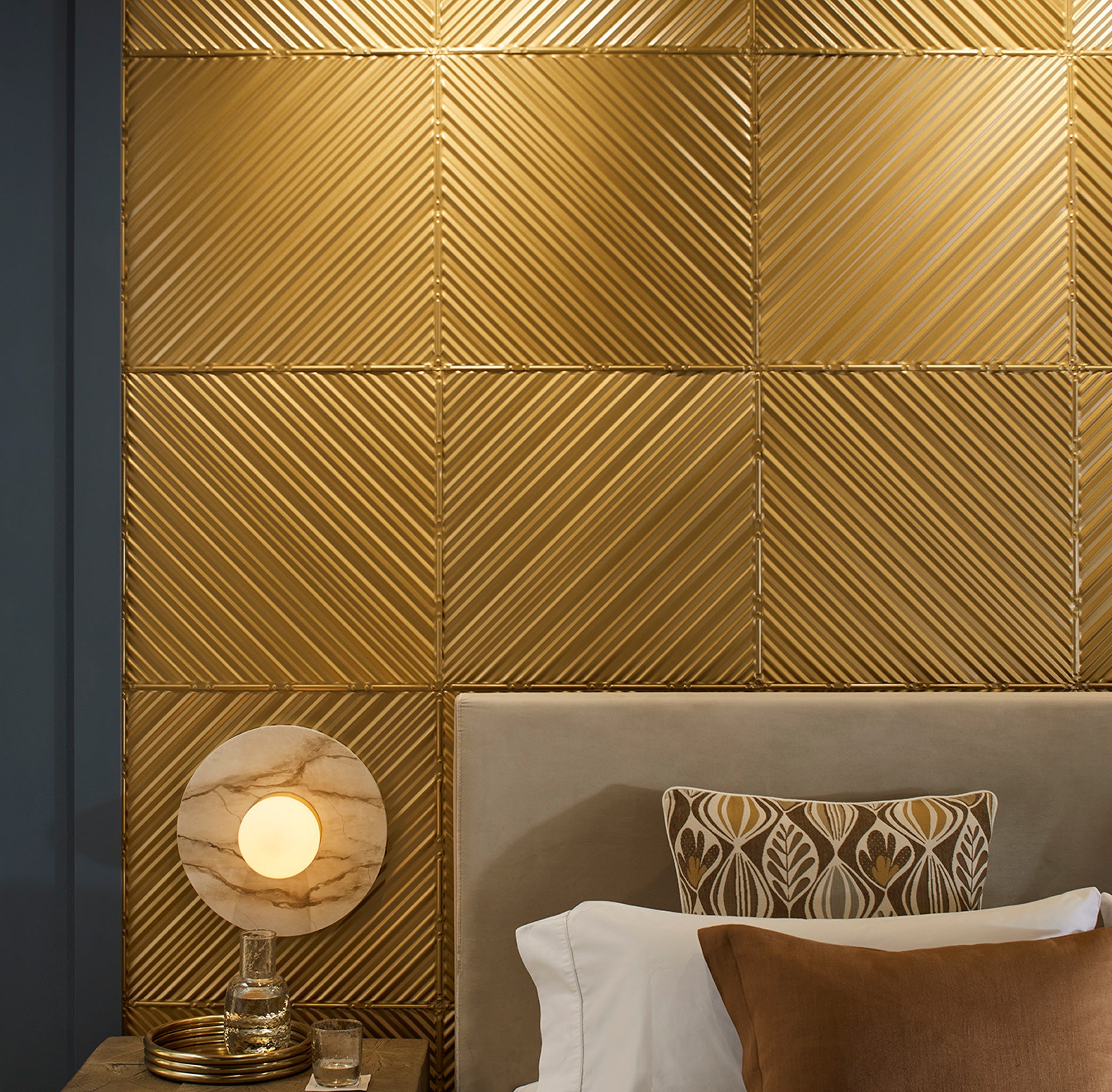 Tara Angled Tin Ceiling Tile by Clodagh | American Tin Ceilings