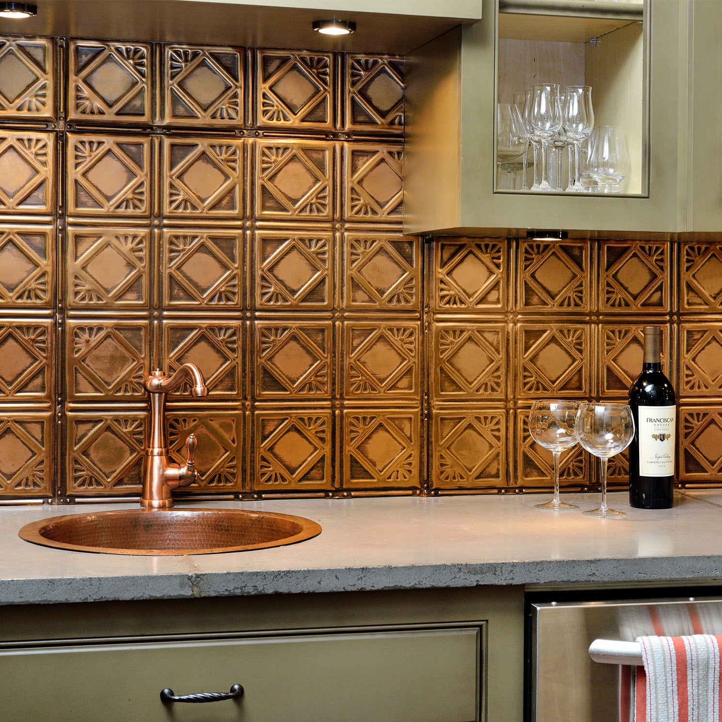 Tin Ceiling Tiles Backsplash Shelly Lighting